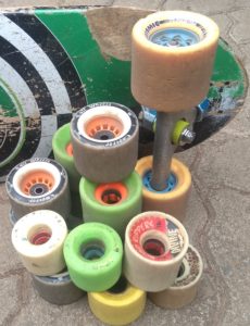 second-hand longboard wheels 