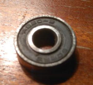 bearings with rubber shields