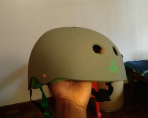 Triple 8 sweatsaver helmet outside