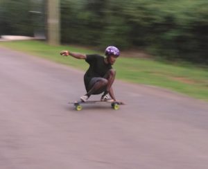 sliding early safe downhill skating