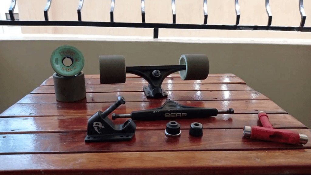 components of the landyachtz drop cat