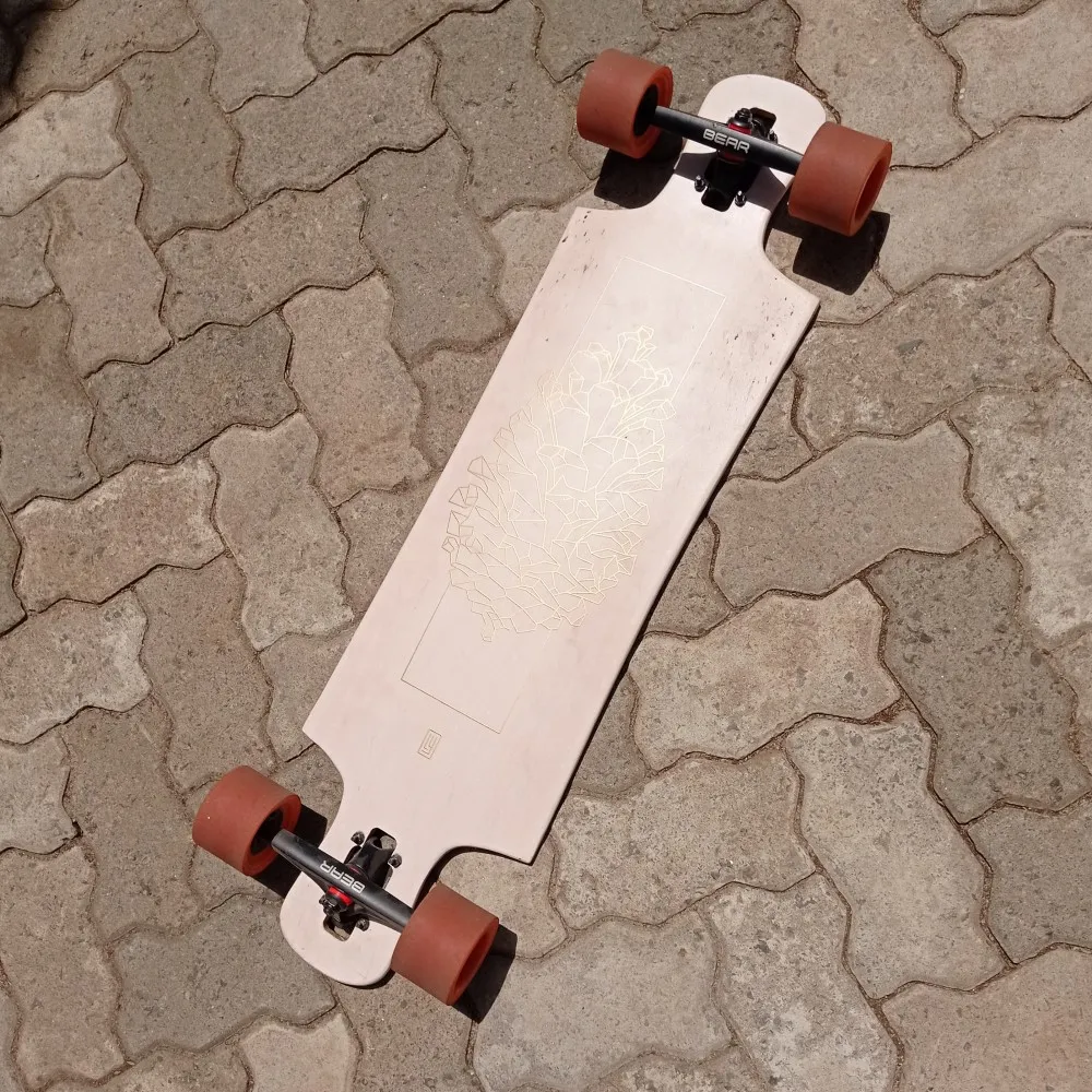 Landyachtz Drop Hammer with orangatang kegels