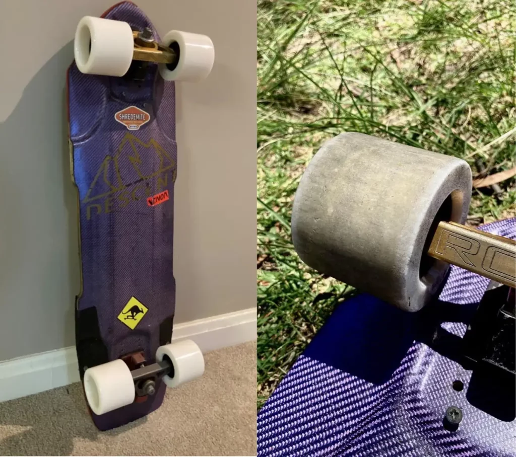 maverick prototypes on Jacko Shapeiras longboard