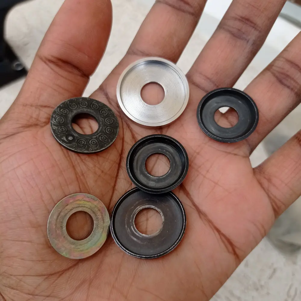 different washers for a skateboard and longboard